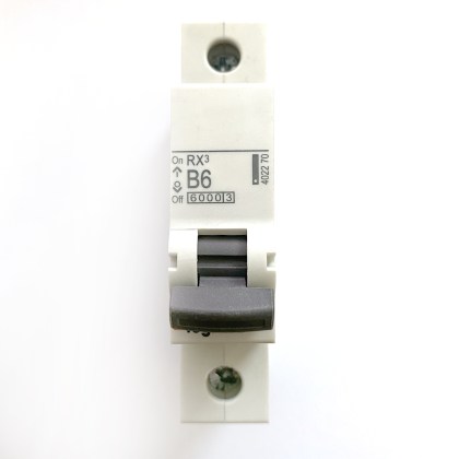 Legrand Tenby Lexic 402270 419749 RX3 B6 6A 6 Amp MCB Circuit Breaker Type B